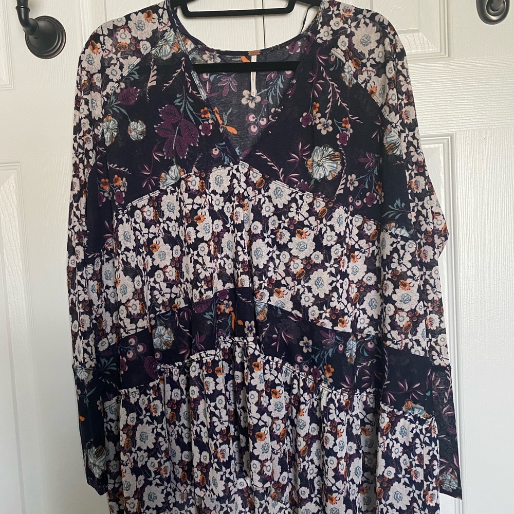 NWOT Free People XS Boho tunic/top